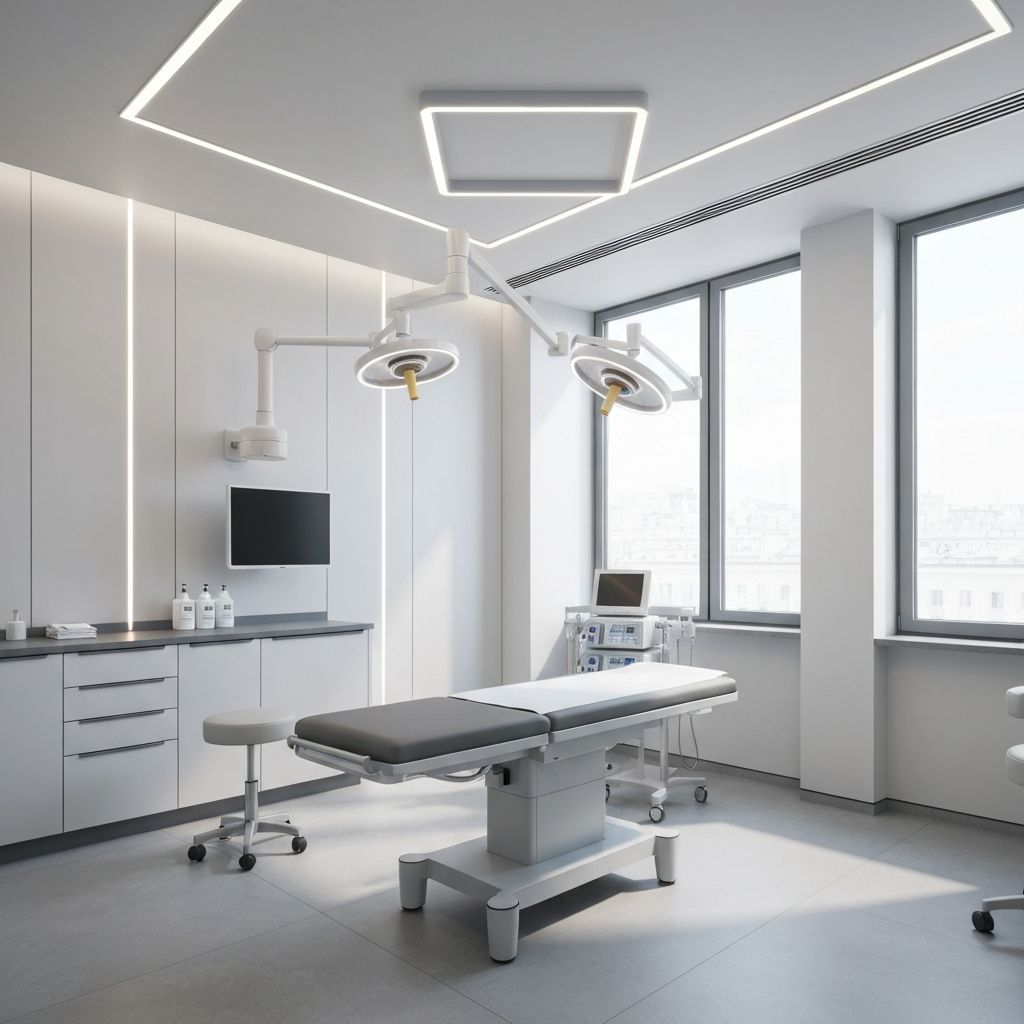 Modern medical clinic interior